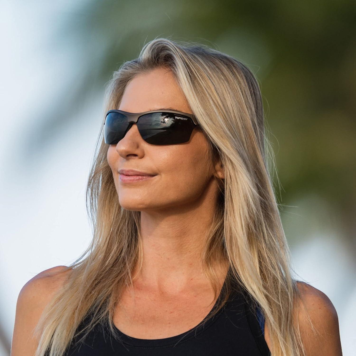 imageIntense Sport Sunglasses Men ampamp Women Ideal For Golf Pickleball Running ampamp Tennis Vented Lenses Prevent FoggingIron WGreen Gt Lens