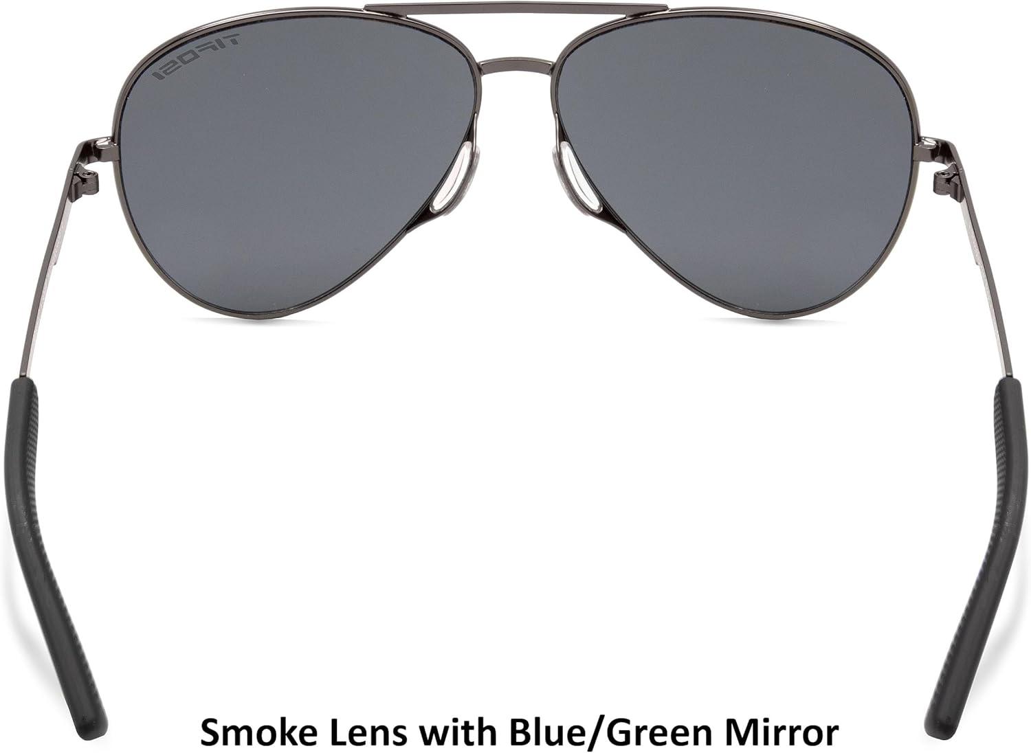 imageShwae Tangle Free Aviator Sunglasses For Men ampamp Women Ideal For Flying Golf Hiking Running and Great Lifestyle LookGraphite Smoke Green Lens