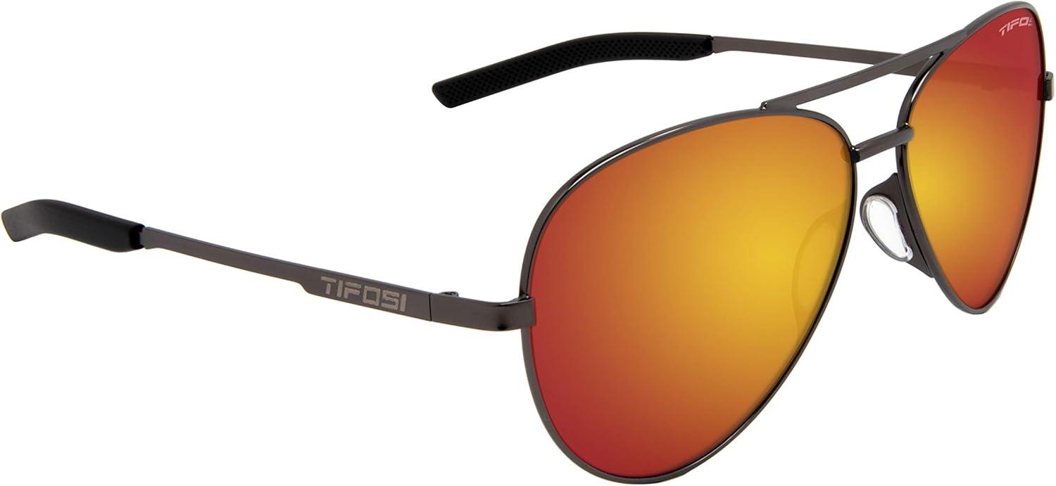 imageShwae Tangle Free Aviator Sunglasses For Men ampamp Women Ideal For Flying Golf Hiking Running and Great Lifestyle LookGraphite Smoke Red Lens