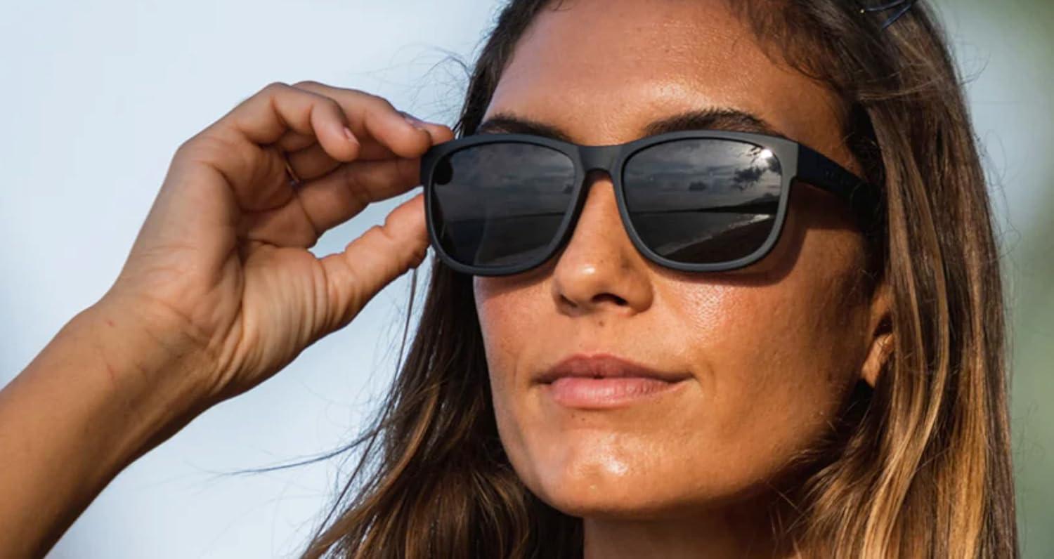 imageSwank Sport Sunglasses Tangle Free Ideal For Cycling Golf Hiking Pickleball Running and Great Lifestyle LookBlackoutSmoke Lens