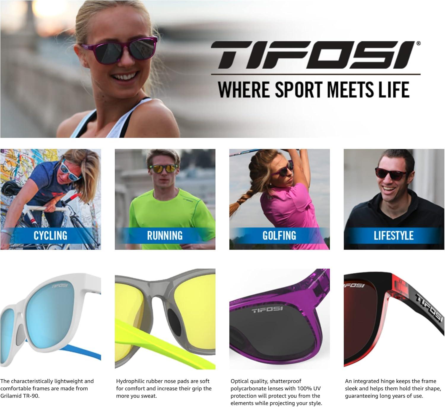 imageSwank Sport Sunglasses Tangle Free Ideal For Cycling Golf Hiking Pickleball Running and Great Lifestyle LookBlackoutSmoke Lens