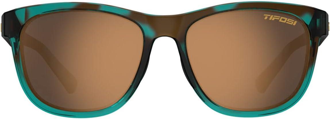 imageSwank Sport Sunglasses Tangle Free Ideal For Cycling Golf Hiking Pickleball Running and Great Lifestyle LookBlue ConfettiBrown Lens Polarized