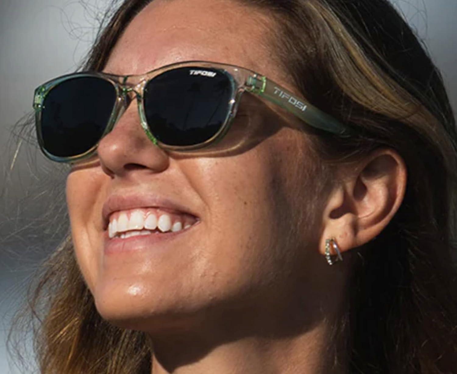 imageSwank Sport Sunglasses Tangle Free Ideal For Cycling Golf Hiking Pickleball Running and Great Lifestyle LookBottle GreenSmoke