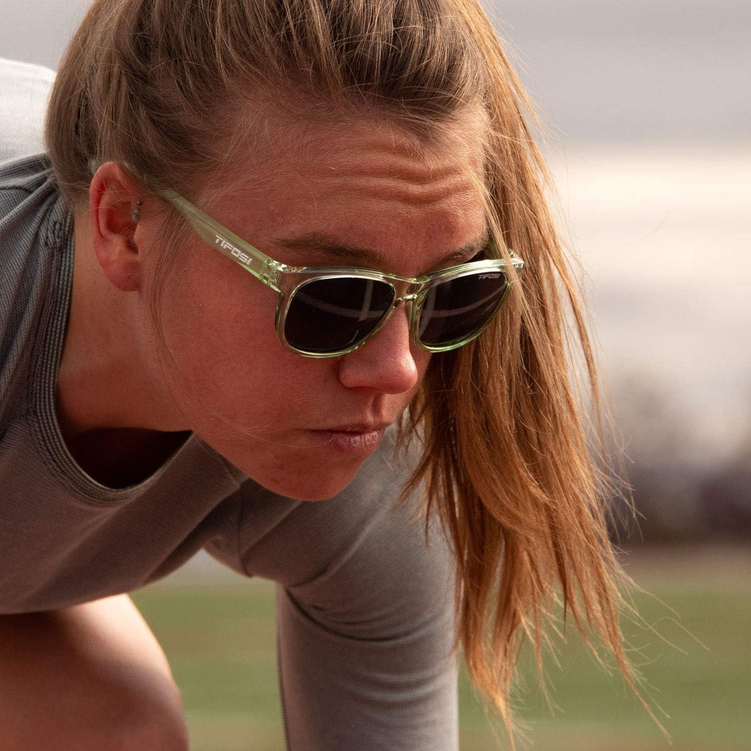 imageSwank Sport Sunglasses Tangle Free Ideal For Cycling Golf Hiking Pickleball Running and Great Lifestyle LookBottle GreenSmoke