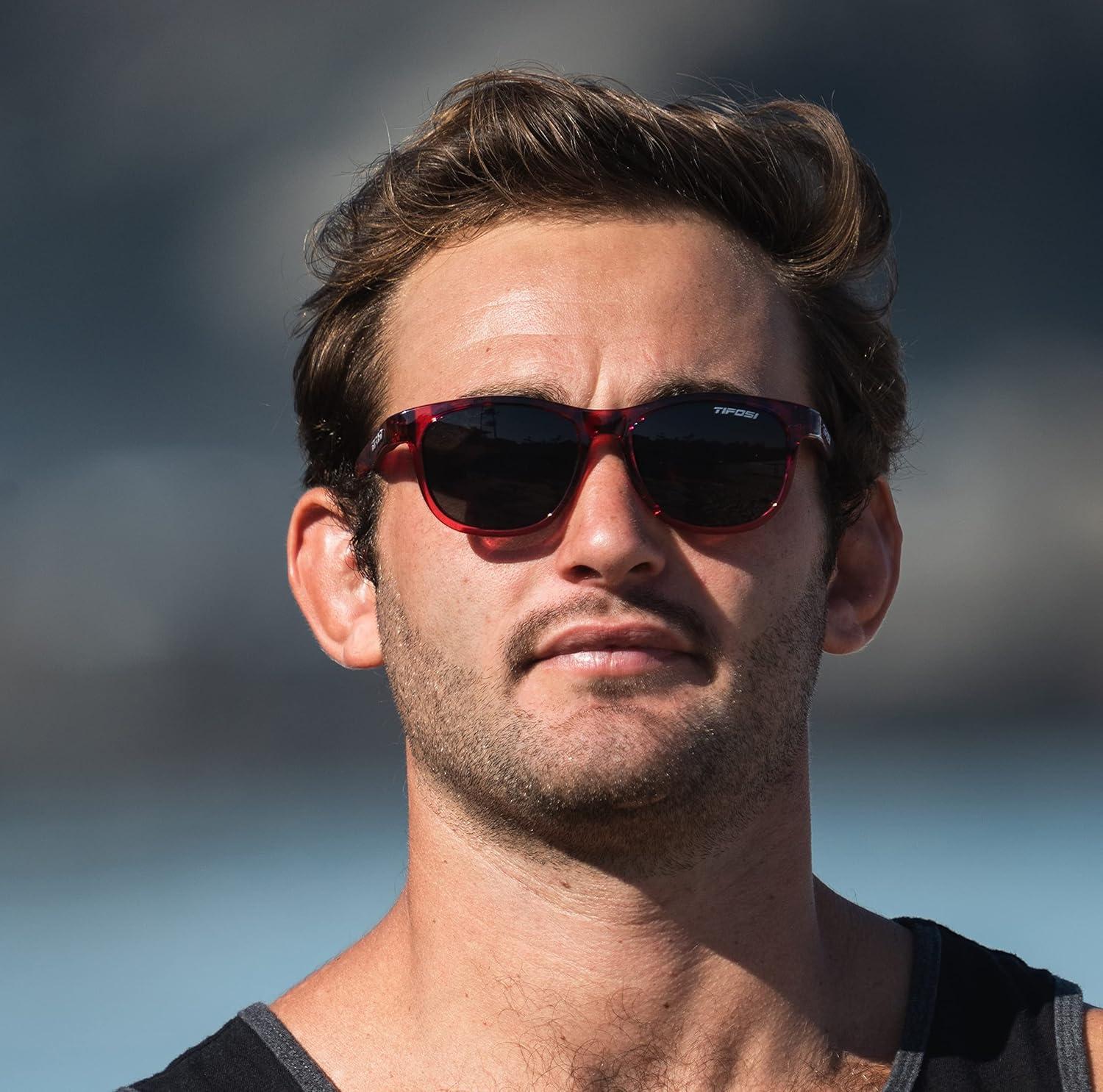 imageSwank Sport Sunglasses Tangle Free Ideal For Cycling Golf Hiking Pickleball Running and Great Lifestyle LookPink ConfettiSmoke Lens