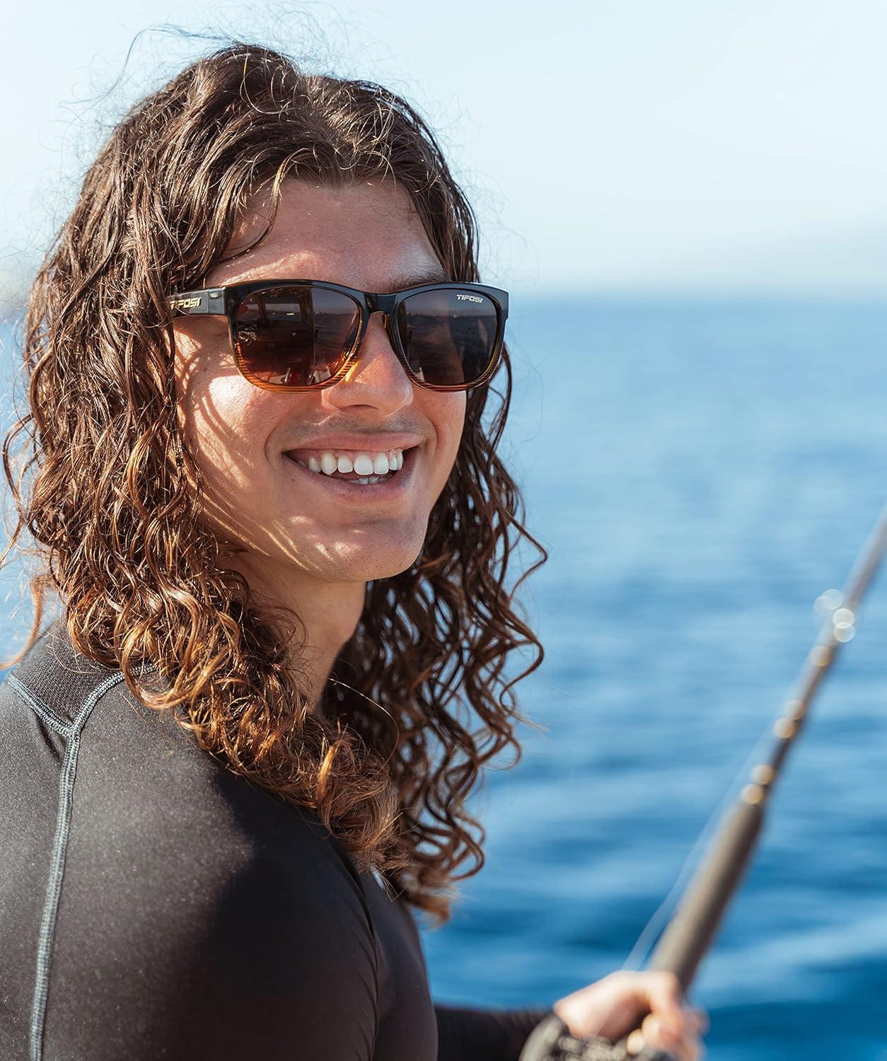 imageSwank XL Mens ampamp Womens Sunglasses For Cycling Fishing Golf Hiking Pickleball Running Tennis ampamp Trendy Lifestyle LookBrown FadeBrown Lens Polarized