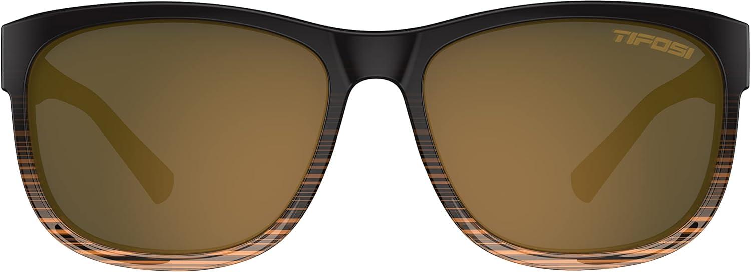 imageSwank XL Mens ampamp Womens Sunglasses For Cycling Fishing Golf Hiking Pickleball Running Tennis ampamp Trendy Lifestyle LookBrown FadeBrown Lens Polarized