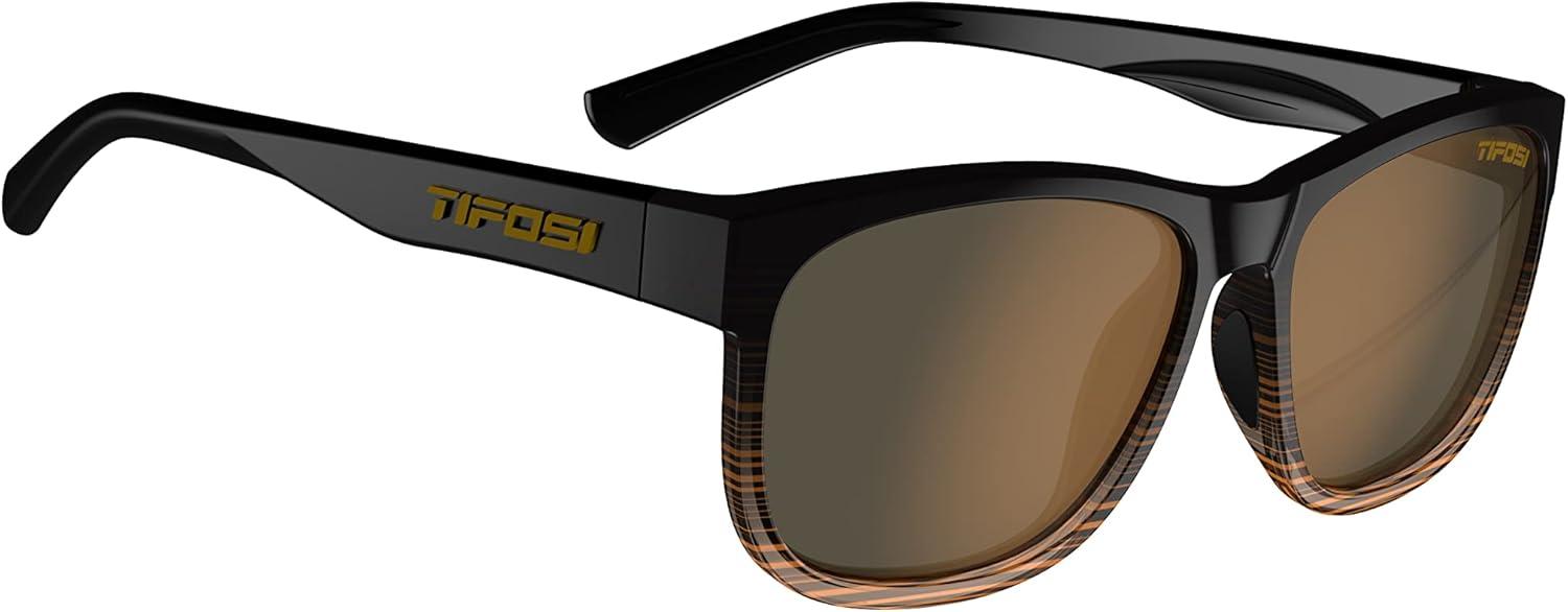 imageSwank XL Mens ampamp Womens Sunglasses For Cycling Fishing Golf Hiking Pickleball Running Tennis ampamp Trendy Lifestyle LookBrown FadeBrown Lens Polarized