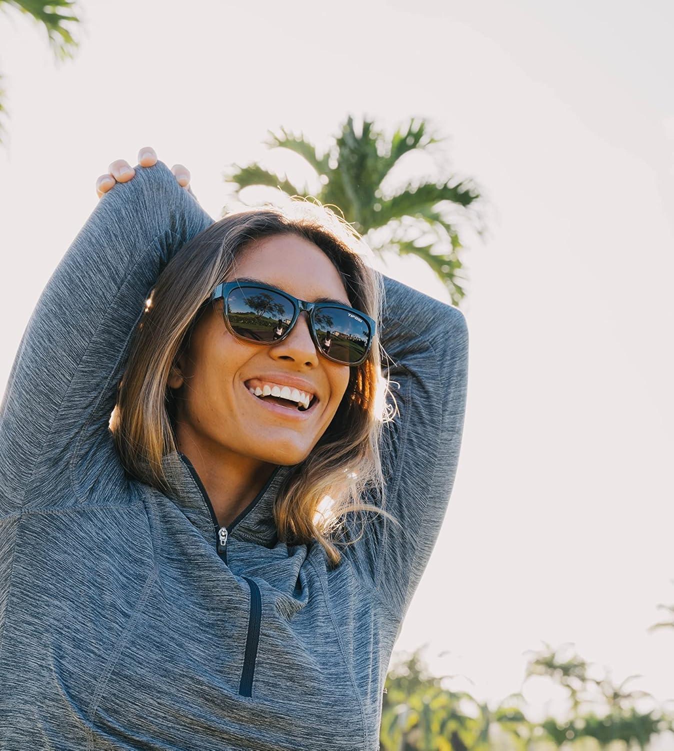 imageSwank XL Mens ampamp Womens Sunglasses For Cycling Fishing Golf Hiking Pickleball Running Tennis ampamp Trendy Lifestyle LookBrown FadeBrown Lens Polarized