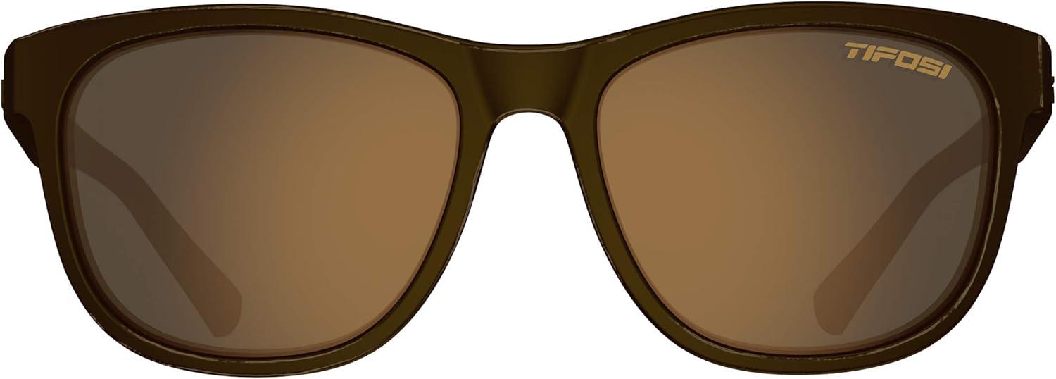 imageSwick Sport Sunglasses Ideal For Cycling Golf Hiking Pickleball Running Tennis and Great Lifestyle LookDistressed BronzeBrown Polarized