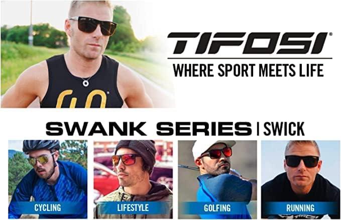 imageSwick Sport Sunglasses Ideal For Cycling Golf Hiking Pickleball Running Tennis and Great Lifestyle LookSatin VaporEmerald Polarized