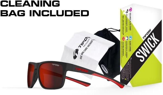 imageSwick Sport Sunglasses Ideal For Cycling Golf Hiking Pickleball Running Tennis and Great Lifestyle LookSatin VaporSmoke Polarized