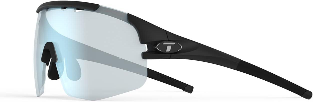 imageTifosi Optics Sledge Lite Sunglasses Ideal For Cycling Road Gravel MTB Baseball ampamp SoftballMatte Black Clarion Blue Fototec Lenses