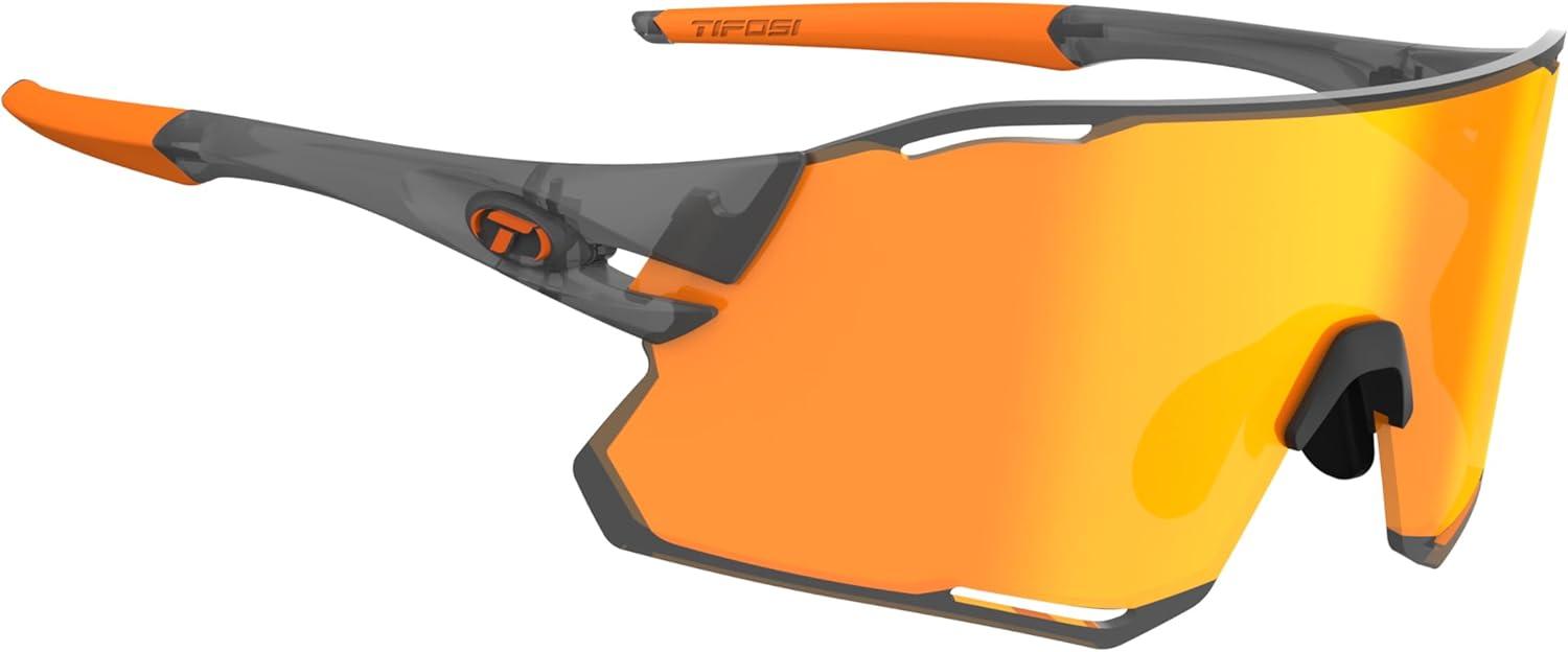 imageTifosi Rail Race Cycling Sunglasses Men ampamp Women Interchange Lens Options Ideal For Cycling Road Gravel MTB ampamp BaseballSatin Vapor Clarion OrangeClear