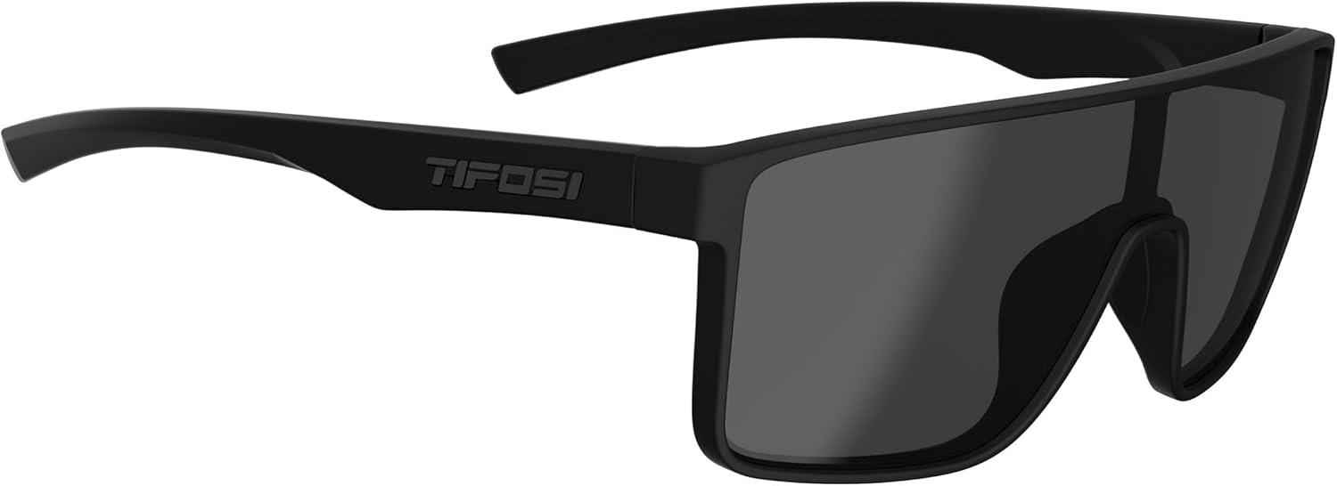 imageTifosi Sanctum Sunglasses Ideal For Cycling Golf Hiking Running Tennis ampamp Pickleball LifestyleBlackout Smoke Polarized