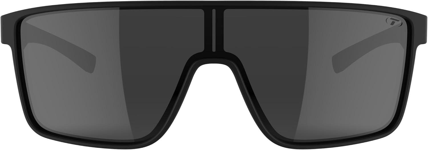 imageTifosi Sanctum Sunglasses Ideal For Cycling Golf Hiking Running Tennis ampamp Pickleball LifestyleBlackout Smoke Polarized