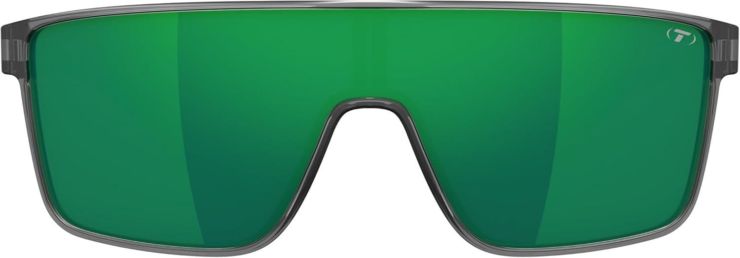 imageTifosi Sanctum Sunglasses Ideal For Cycling Golf Hiking Running Tennis ampamp Pickleball LifestyleCrystal Smoke Green Mirror Polarized