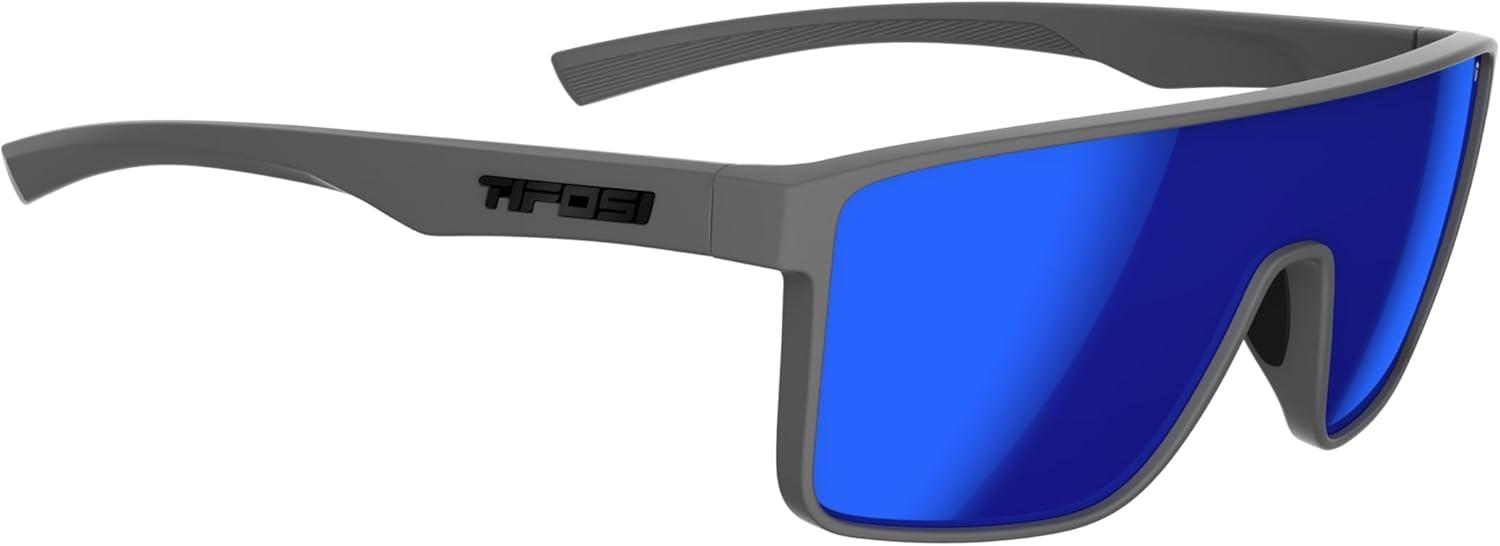 imageTifosi Sanctum Sunglasses Ideal For Cycling Golf Hiking Running Tennis ampamp Pickleball LifestyleMatte Gunmetal Cobalt Blue Mirror
