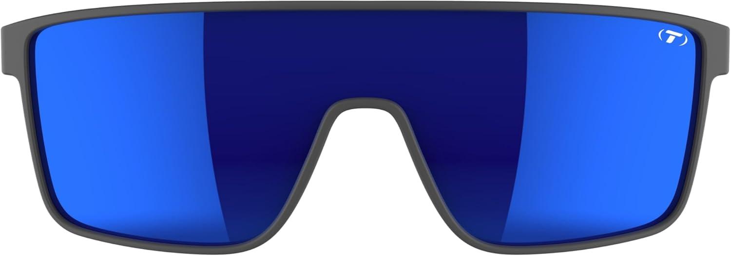 imageTifosi Sanctum Sunglasses Ideal For Cycling Golf Hiking Running Tennis ampamp Pickleball LifestyleMatte Gunmetal Cobalt Blue Mirror