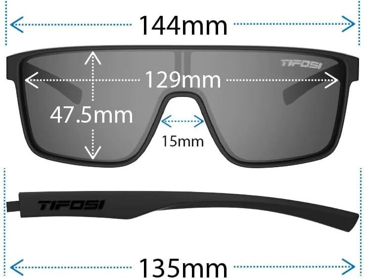 imageTifosi Sanctum Sunglasses Ideal For Cycling Golf Hiking Running Tennis ampamp Pickleball LifestyleMatte Gunmetal Cobalt Blue Mirror