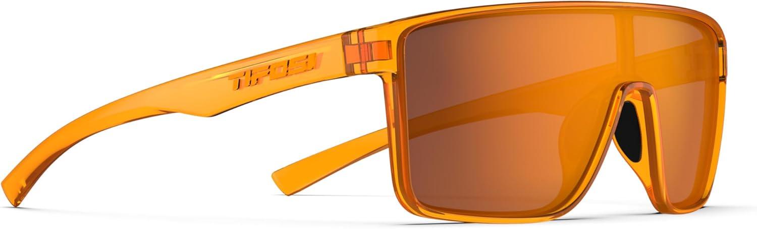 imageTifosi Sanctum Sunglasses Ideal For Cycling Golf Hiking Running Tennis ampamp Pickleball LifestyleNeon Amber Blaze Atomic Orange Mirror With Anti Reflective Coating Ar