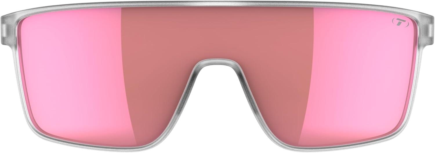 imageTifosi Sanctum Sunglasses Ideal For Cycling Golf Hiking Running Tennis ampamp Pickleball LifestyleSatin Clear Pink Mirror
