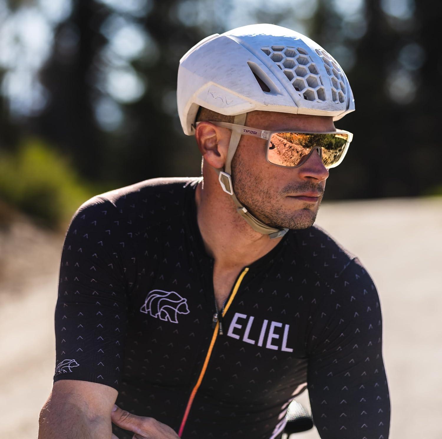 imageTifosi Sanctum Sunglasses Ideal For Cycling Golf Hiking Running Tennis ampamp Pickleball LifestyleSatin Clear Pink Mirror