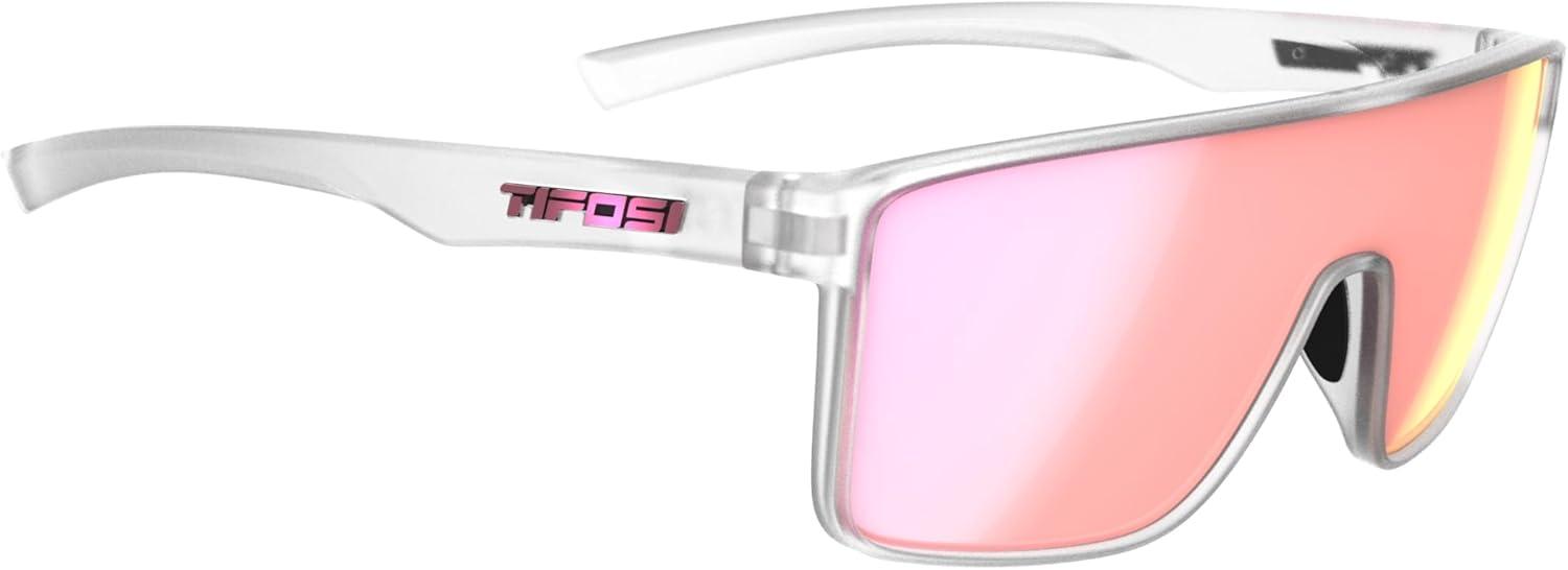 imageTifosi Sanctum Sunglasses Ideal For Cycling Golf Hiking Running Tennis ampamp Pickleball LifestyleSatin Clear Pink Mirror
