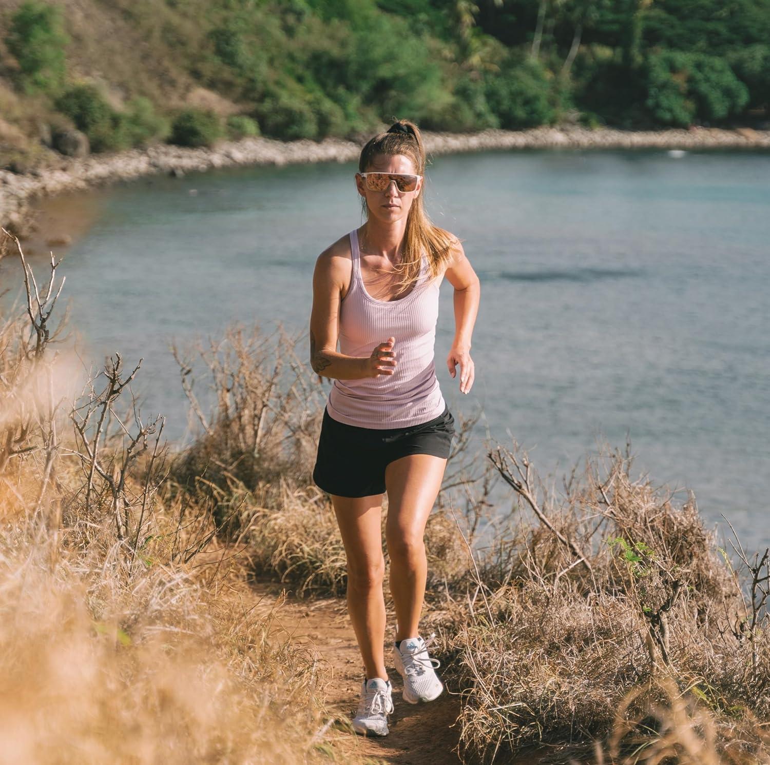 imageTifosi Sanctum Sunglasses Ideal For Cycling Golf Hiking Running Tennis ampamp Pickleball LifestyleSatin Clear Pink Mirror