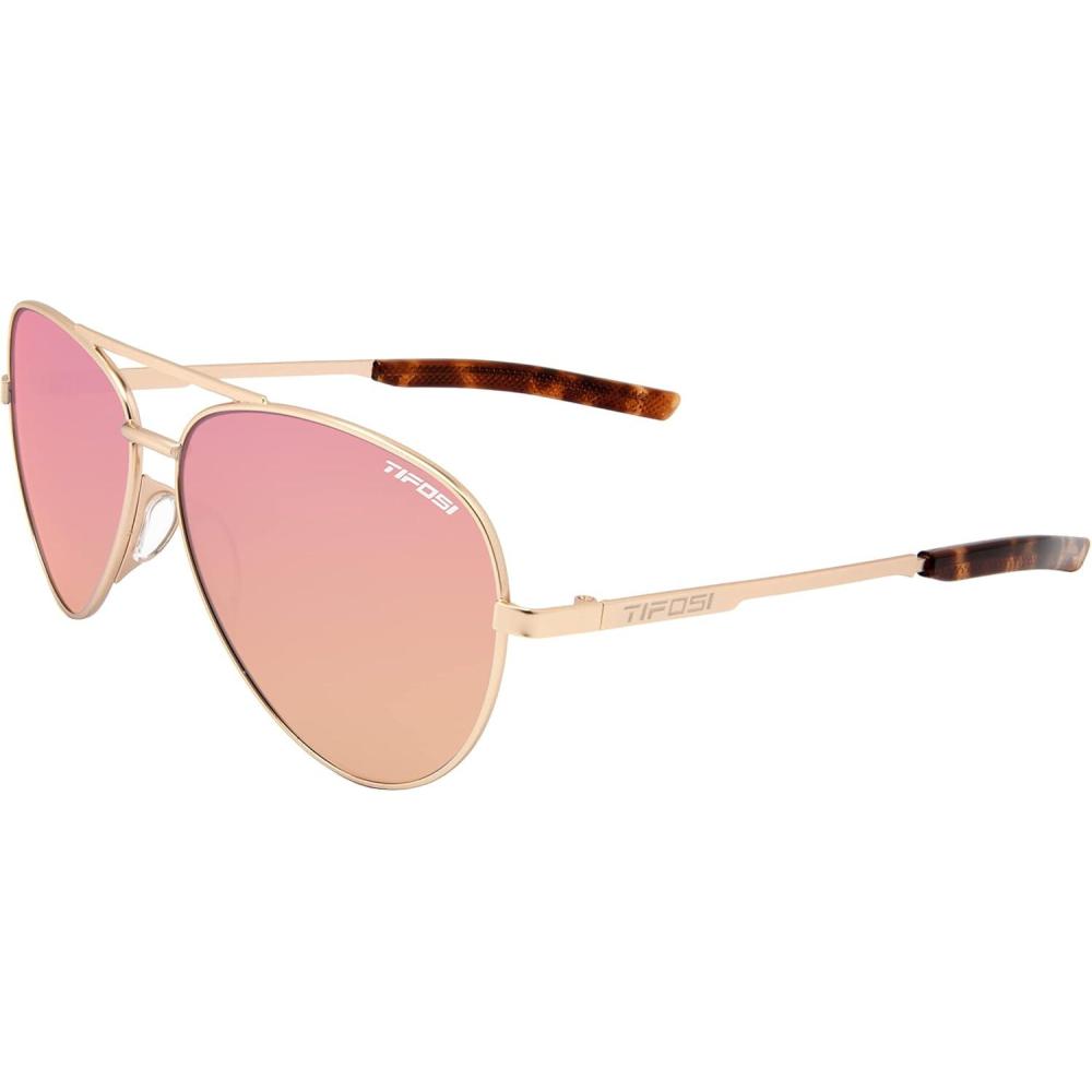 imageShwae Tangle Free Aviator Sunglasses For Men ampamp Women Ideal For Flying Golf Hiking Running and Great Lifestyle LookGold Pink Mirror