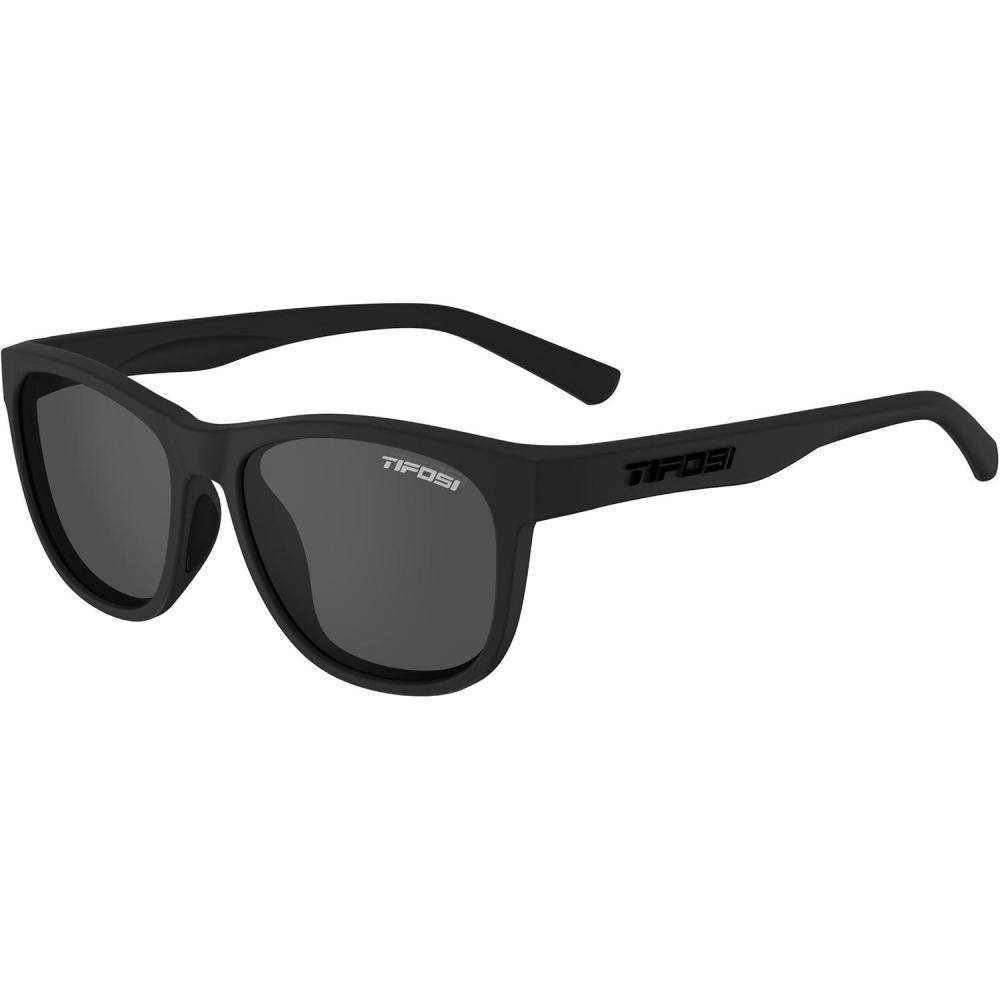 imageSwank Sport Sunglasses  Tangle Free  Ideal For Cycling Golf Hiking Pickleball Running and Great Lifestyle LookBlackoutSmoke Lens