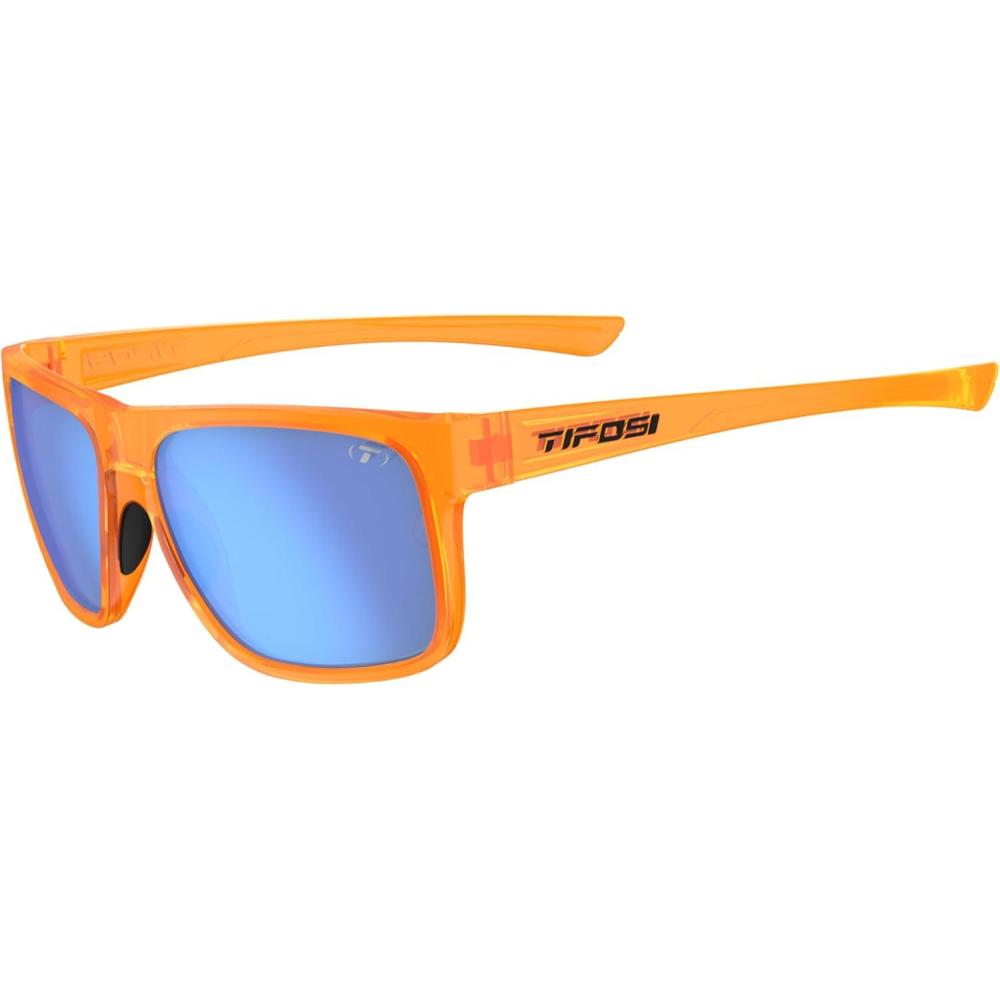 imageSwick Sport Sunglasses  Ideal For Cycling Golf Hiking Pickleball Running Tennis and Great Lifestyle LookOrange QuartzSky Blue Mirror