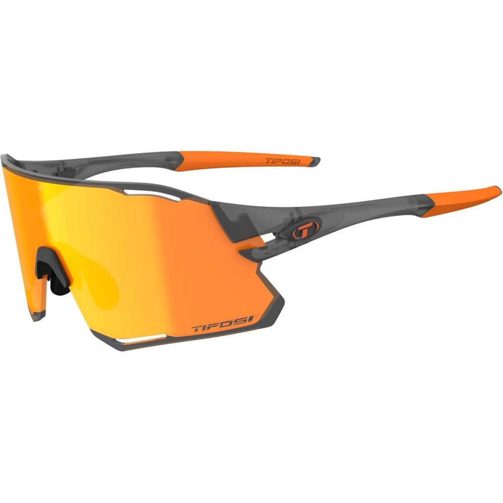 imageTifosi Rail Race Cycling Sunglasses Men ampamp Women Interchange Lens Options Ideal For Cycling Road Gravel MTB ampamp BaseballSatin Vapor Clarion OrangeClear