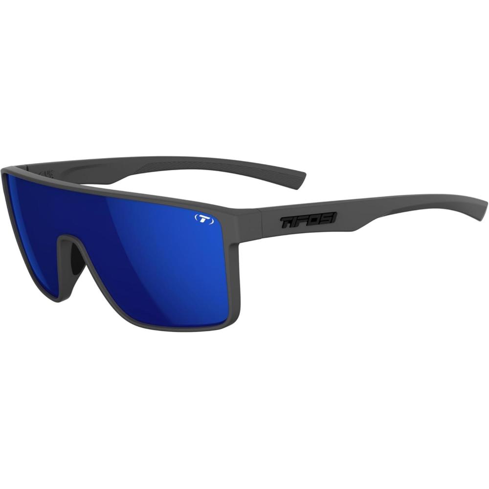 imageTifosi Sanctum Sunglasses Ideal For Cycling Golf Hiking Running Tennis ampamp Pickleball LifestyleMatte Gunmetal Cobalt Blue Mirror