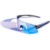 imageRail Sport Sunglasses  Ideal For Cycling Gravel MTB ampamp Road Baseball ampamp SoftballMatte Black Clarion Blue Fototec
