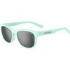 Satin Crystal Teal/Smoke Lens Polarized