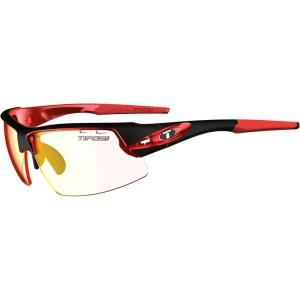 Crit Sport Sunglasses – Ideal for Baseball, Cricket, Cycling, Fishing, Golf, Hiking, Running, Tennis & Pickleball(Black/Red With Clarion Red Fototec Lens)