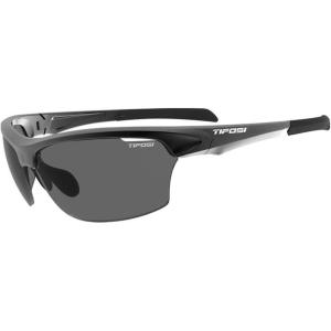 Intense Sport Sunglasses Men & Women – Ideal For Golf, Pickleball, Running & Tennis. Vented Lenses Prevent Fogging(Gloss Black W/Smoke Lens Silver Mirror)