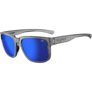 Shumo Sport Sunglasses Oversized Fashion Forward Design – Ideal For Cycling, Golf, Pickleball, Running and Active Lifestyle(Crystal Smoke (Cobalt Blue Mirror Lens))