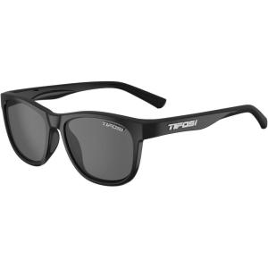Swank Sport Sunglasses – Tangle Free – Ideal For Cycling, Golf, Hiking, Pickleball, Running and Great Lifestyle Look(Satin Black/Smoke Lens Polarized)