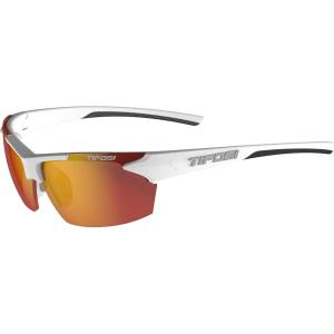 Tifosi Jet Sunglasses (Matte White/Smoke Red Lens)