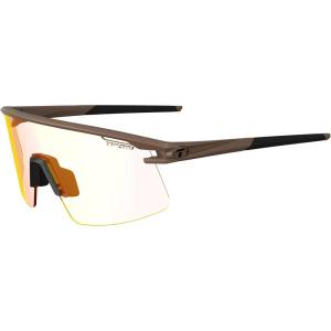 Tifosi Moab Lite Cycling Sunglasses – Ideal For Cycling, Running, Baseball & Pickleball – Shatterproof Polycarbonate Lens(Matte Bronze (Clarion Red Fototec))