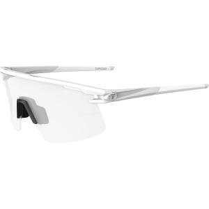 Tifosi Moab Lite Cycling Sunglasses – Ideal For Cycling, Running, Baseball & Pickleball – Shatterproof Polycarbonate Lens(Matte White (Light Night Fototec))
