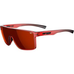 Tifosi Sanctum Sunglasses, Ideal For Cycling, Golf, Hiking, Running, Tennis & Pickleball, Lifestyle(Crystal Red Fade (Smoke Red Mirror))