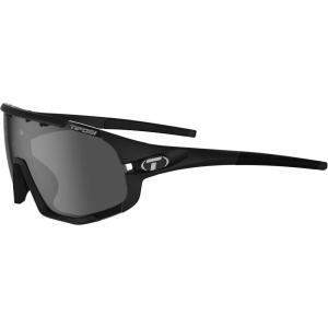 Tifosi Sledge Cycling Sunglasses Unisex w/Interchange & Photochromic Lens Options-For Road, Gravel, MTB & Baseball(Matte Black (Smoke/Ac Red/Clear Lenses))