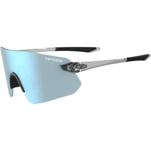 Tifosi Vogel SL Sport Sunglasses Men & Women – Ideal For Baseball, Cycling, Cricket, Golf, Hiking, Running(Crystal Smoke  Smoke Bright Blue)