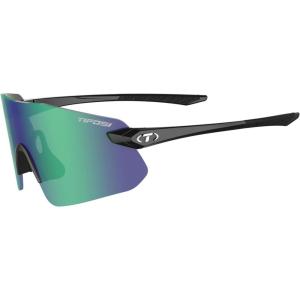 Tifosi Vogel SL Sport Sunglasses Men & Women – Ideal For Baseball, Cycling, Cricket, Golf, Hiking, Running(Gloss Black  Smoke Green Mirror)