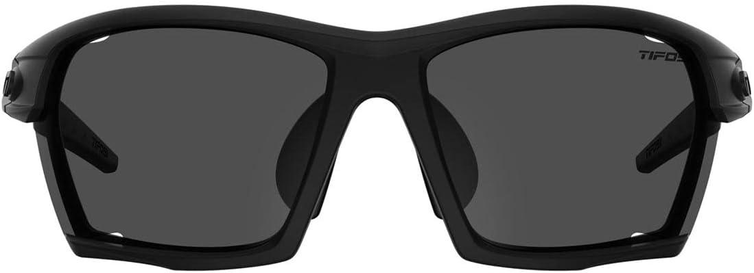 imageKilo Sport Sunglasses For Men ampamp Women Ideal For Cycling Gravel Road Race and Mountain Hiking RunningBlackout SmokeAc RedClear