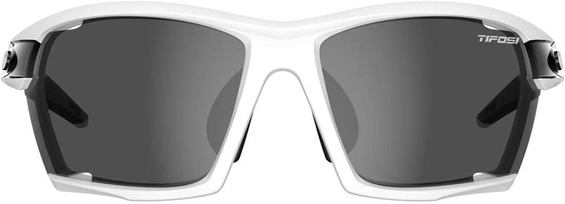 imageKilo Sport Sunglasses For Men ampamp Women Ideal For Cycling Gravel Road Race and Mountain Hiking RunningWhiteBlack SmokeAc RedClear