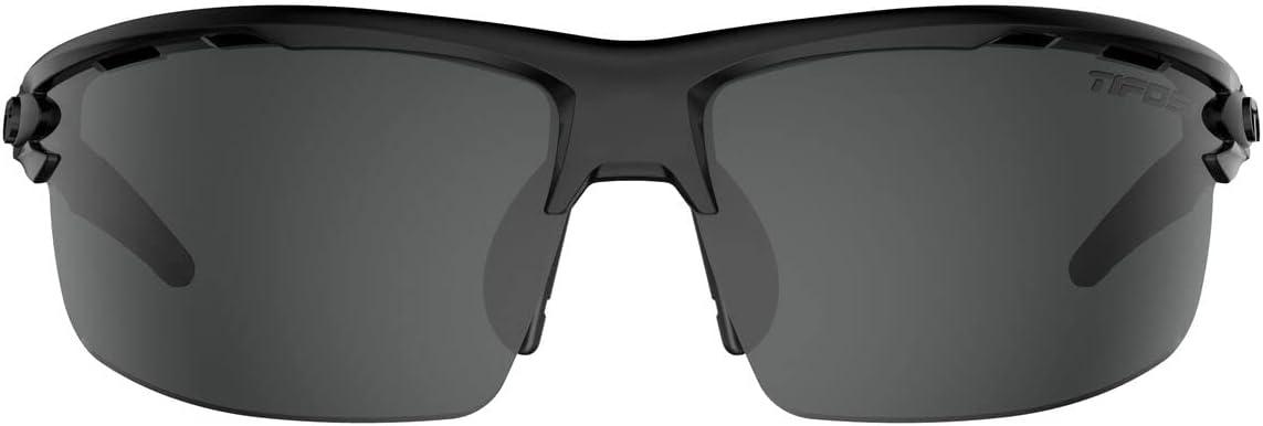 imageRivet Sport Sunglasses Ideal For Cycling Golf Pickleball Running And TennisBlackout SmokeAc RedClear